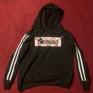 rue21 hooded sweatshirt “Blessed” size L